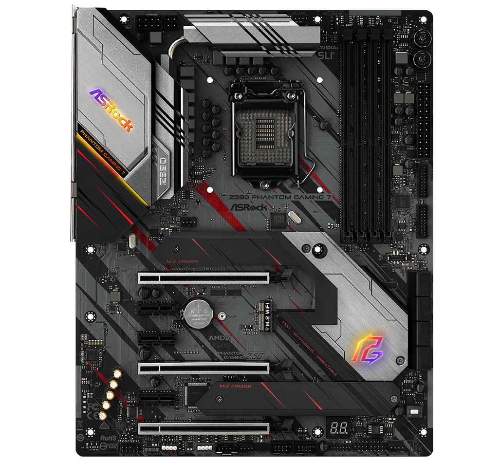 Visual Inspection - The ASRock Z390 Phantom Gaming 7 Motherboard Review:  Prepare for 9900KS